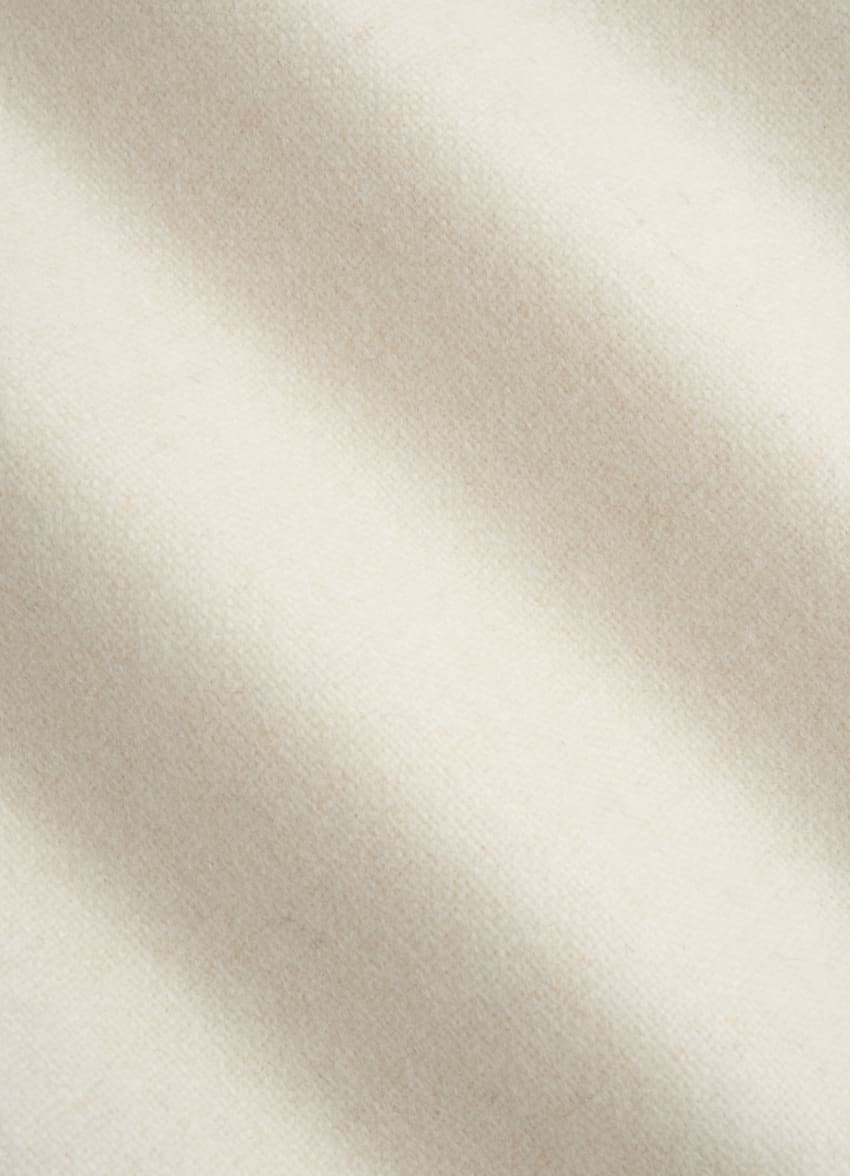 SUITSUPPLY Wełna/kaszmir od E.Thomas, Włochy Płaszcz w odcieniu bieli