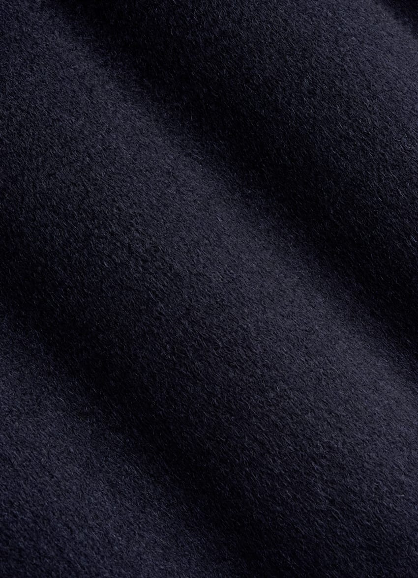 SUITSUPPLY Pure Cashmere by Colombo, Italy Navy Padded Zip Vest