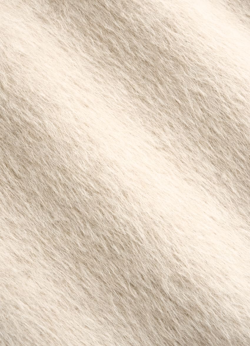 SUITSUPPLY Llama Wool von Piacenza, Italien Light Taupe Raglan Bomber Jacket