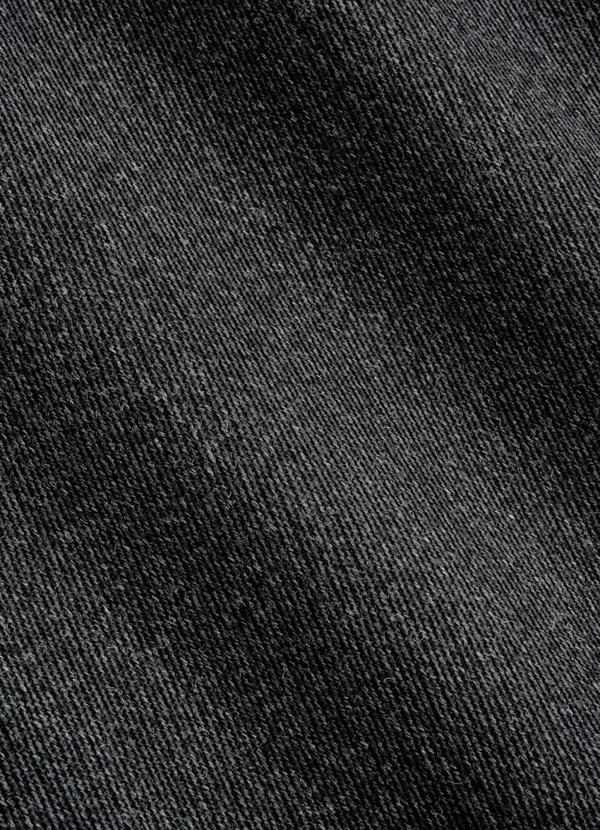 SUITSUPPLY Wool Cotton by Moon, United Kingdom Dark Grey Bomber Jacket