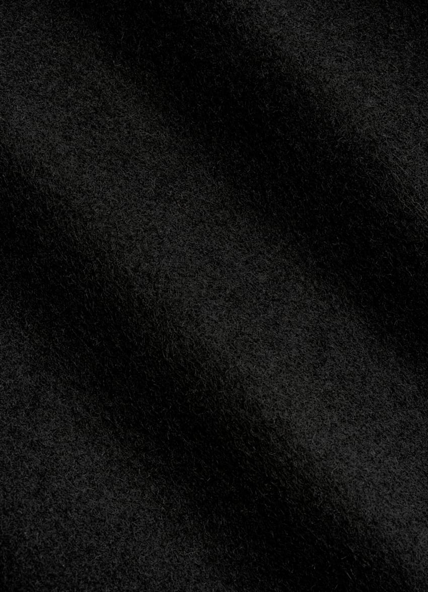 SUITSUPPLY Pure Wool Black Peacoat