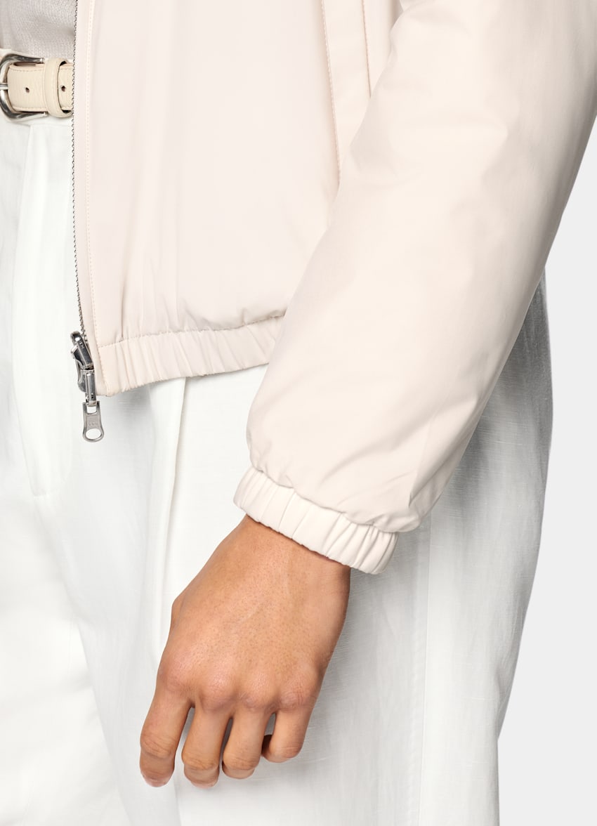 Off-White Reversible Bomber Jacket in Technical Fabric