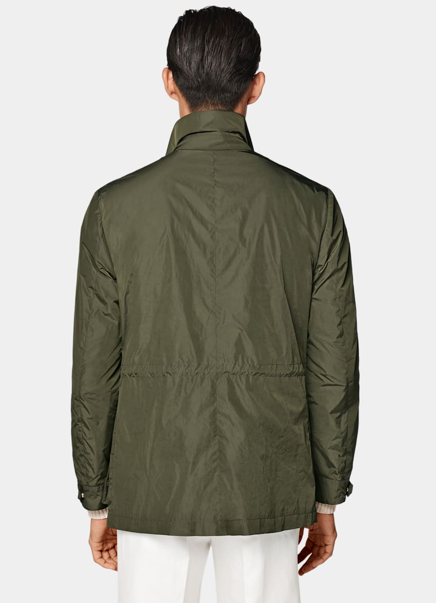 SUITSUPPLY Tessuto tecnico impermeabile - Olmetex, Italia Field jacket verde