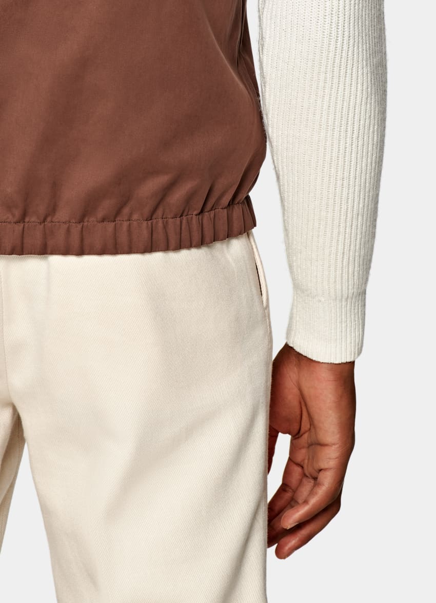 Dark Orange Reversible Vest | Technical Fabric | SUITSUPPLY US