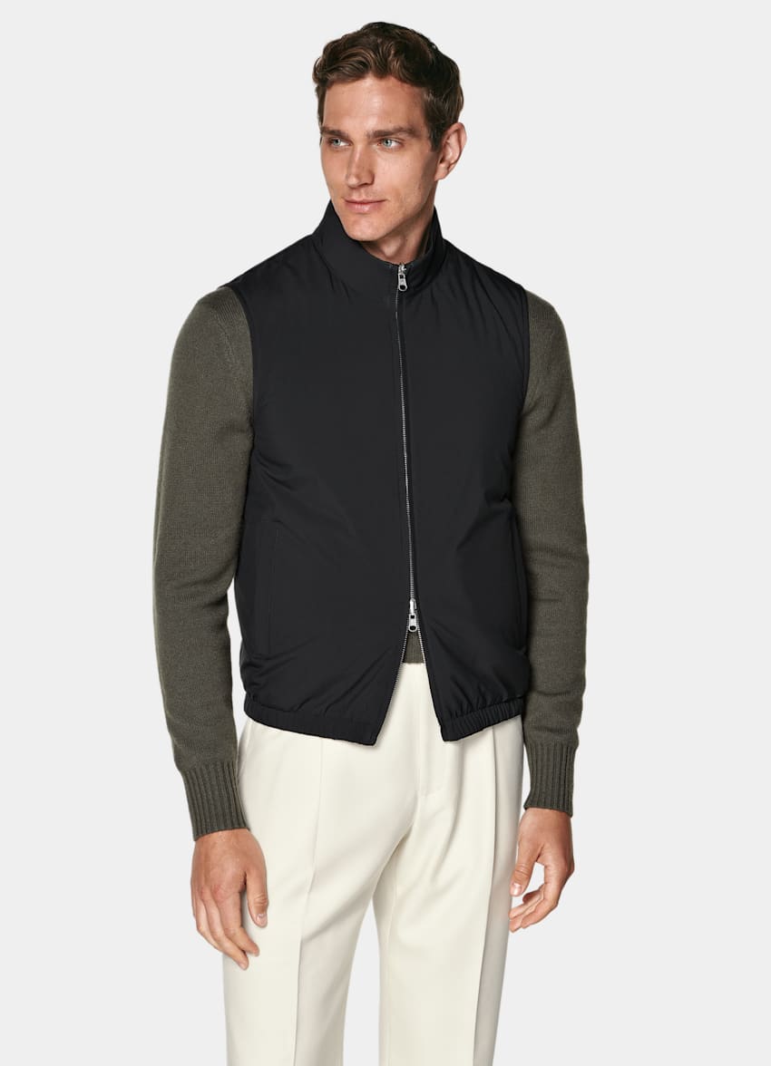 ジャケット・アウター SO ORIGINAL HALF ZIP PADDING VEST(BLACK) $_57.PNG?set_id=880000500F