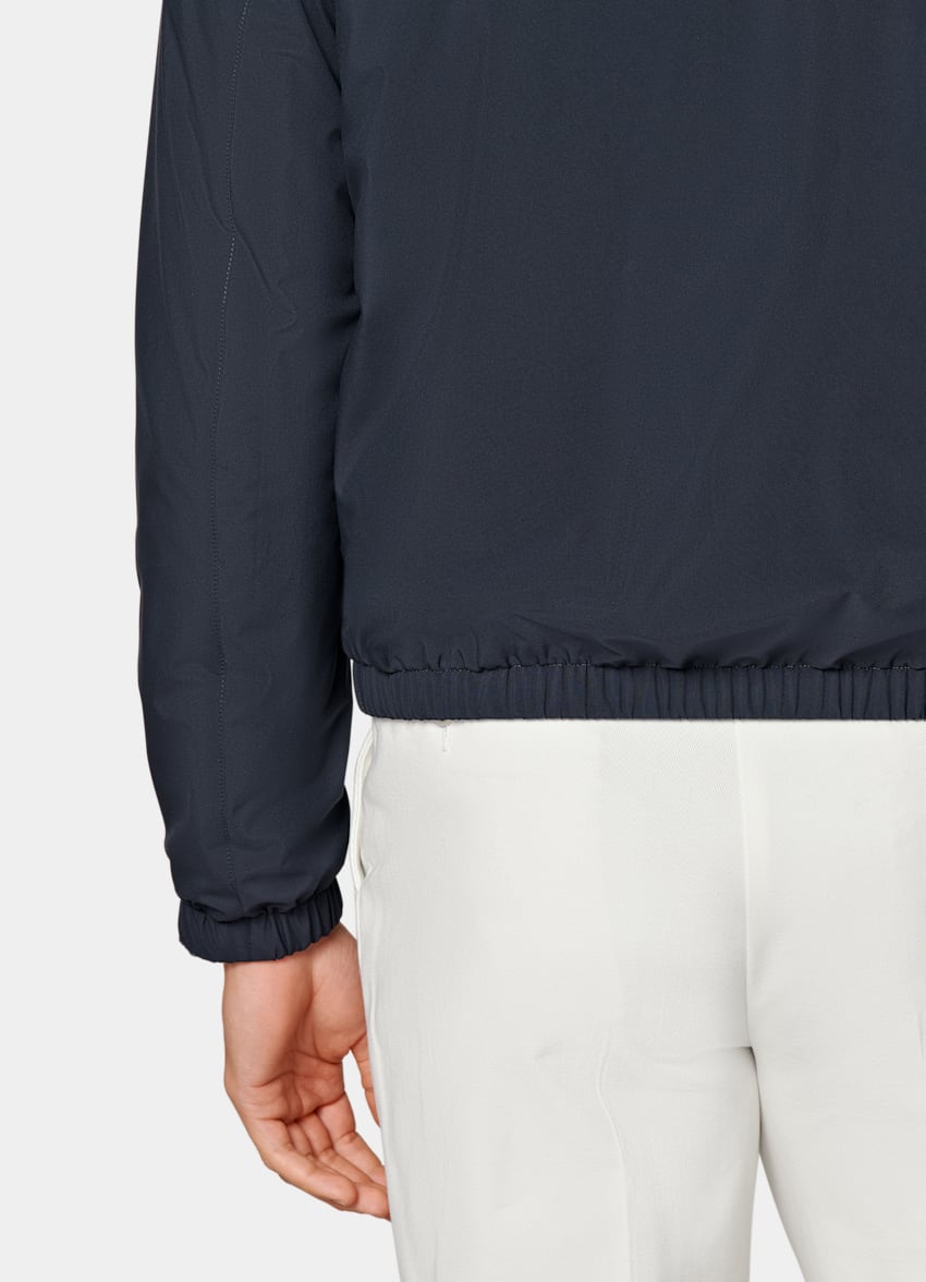 SUITSUPPLY Tissu technique - Olmetex, Italie Bomber réversible bleu marine