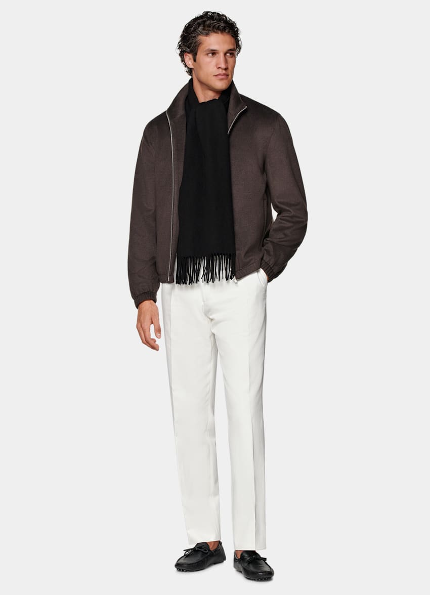 SUITSUPPLY Puro cashmere - Colombo, Italia Bomber marrone scuro