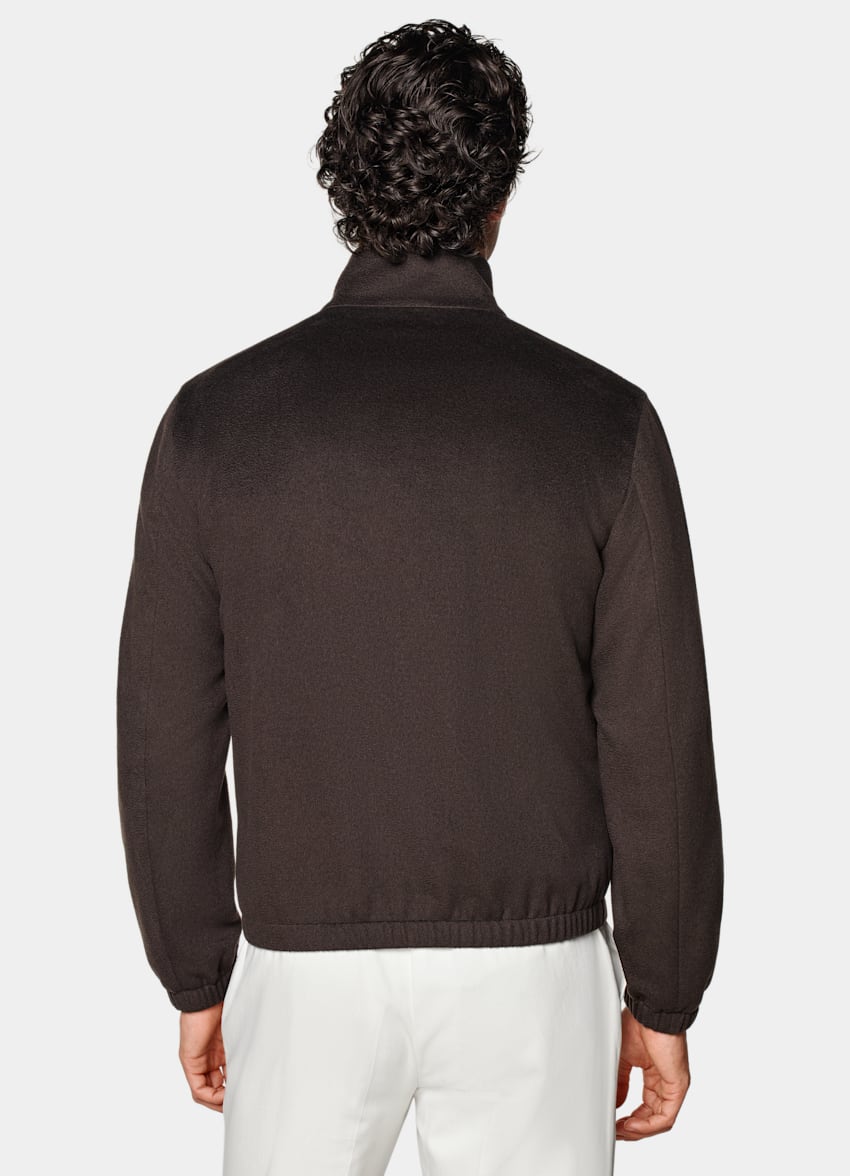 SUITSUPPLY Puro cashmere - Colombo, Italia Bomber marrone scuro