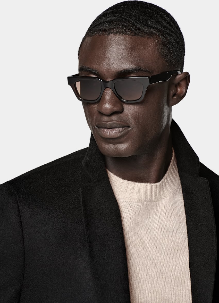 SUITSUPPLY Pura lana Cappotto nero
