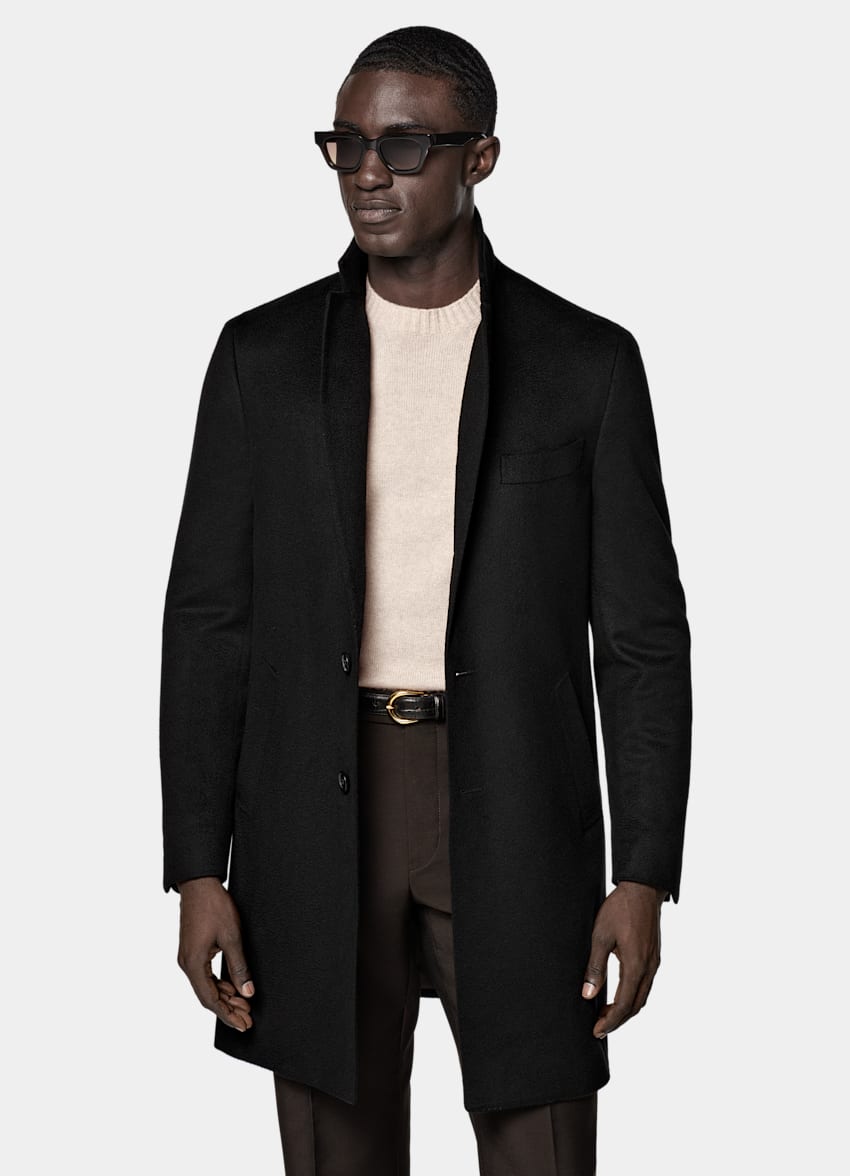 SUITSUPPLY Pura lana Cappotto nero