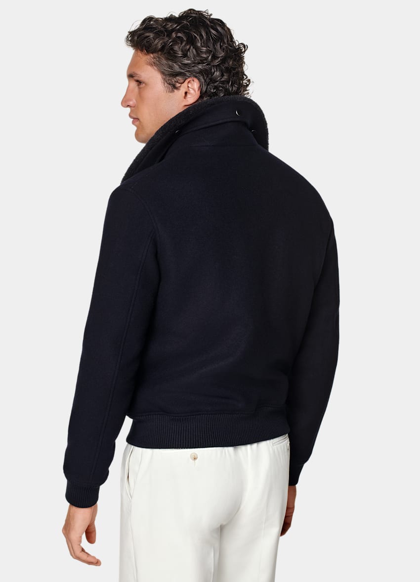 Navy Bomber Jacket