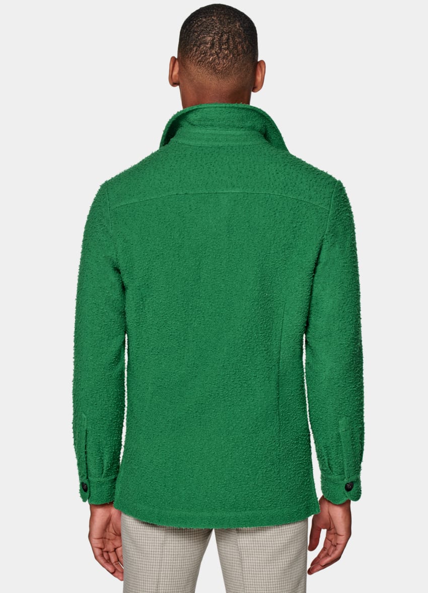 Green Shirt-Jacket | Pure Wool 