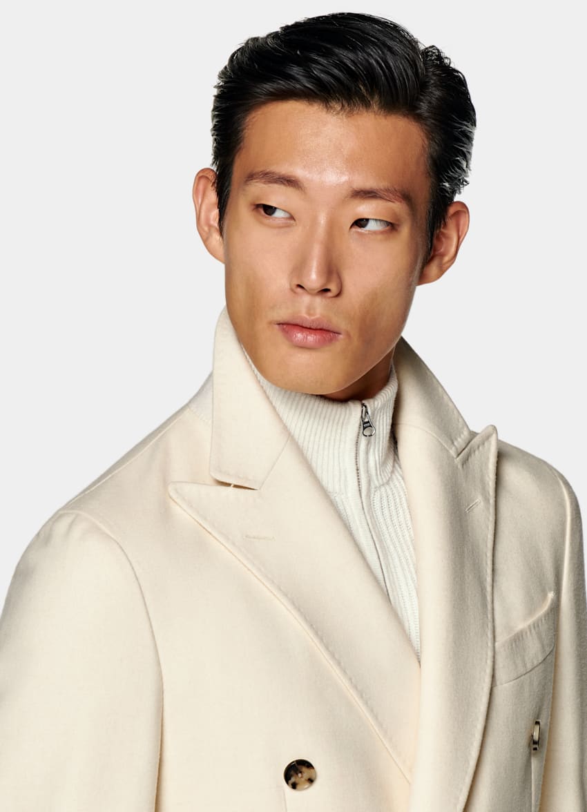 Off-White Overcoat in Wool Cashmere | SUITSUPPLY US