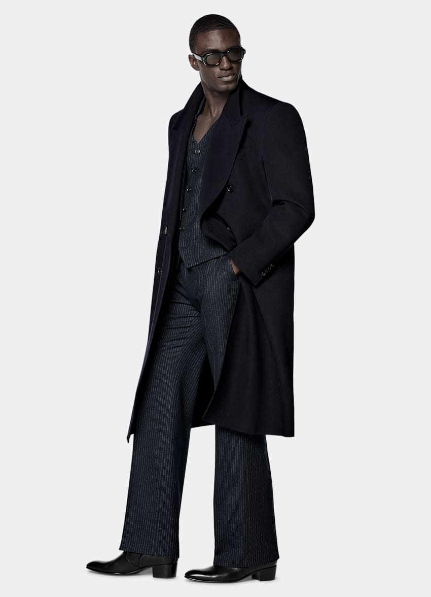 SUITSUPPLY Pure Wool von Angelico, Italien Navy Overcoat