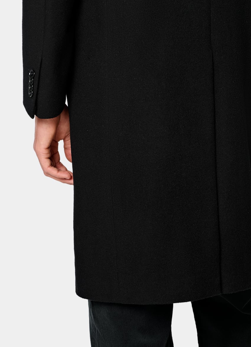SUITSUPPLY Pure Cashmere - Colombo, Italia Black Overcoat
