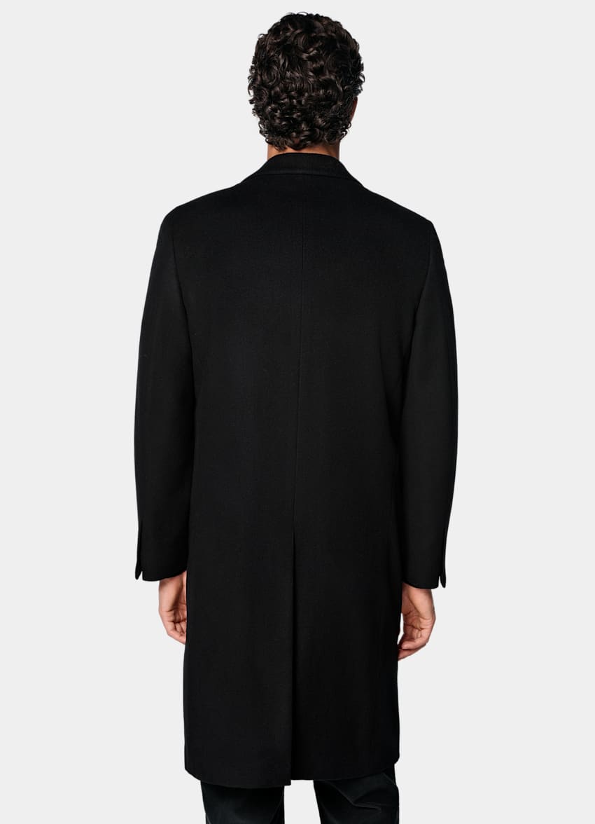 SUITSUPPLY Pure Cashmere - Colombo, Italia Black Overcoat