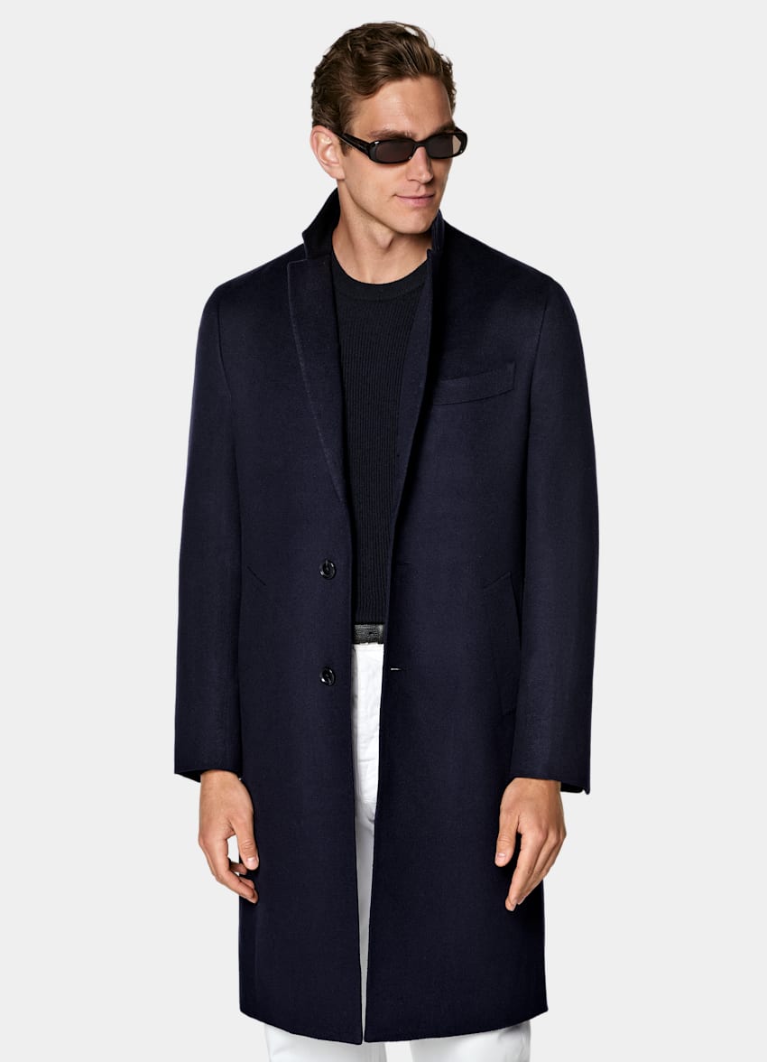 SUITSUPPLY Pure Cashmere - Colombo, Italie Navy Overcoat