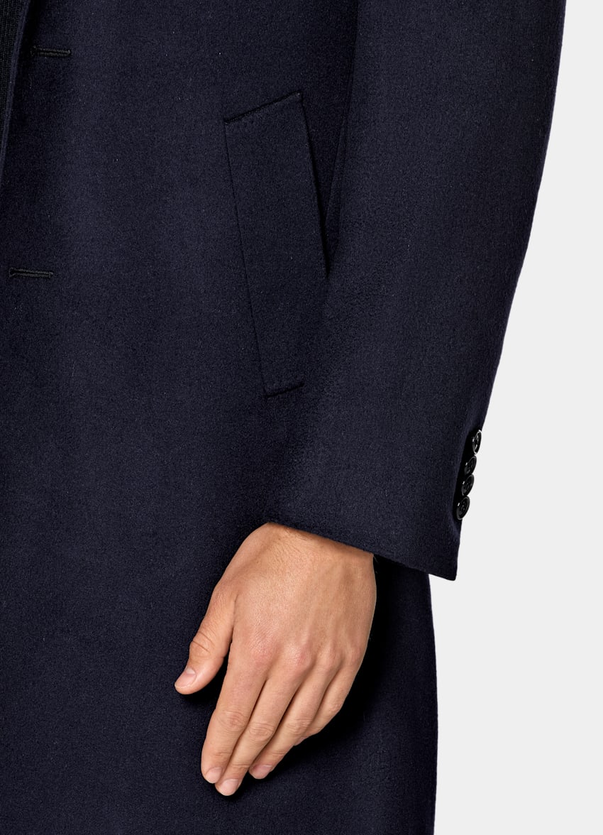 SUITSUPPLY Pure Cashmere - Colombo, Italie Navy Overcoat