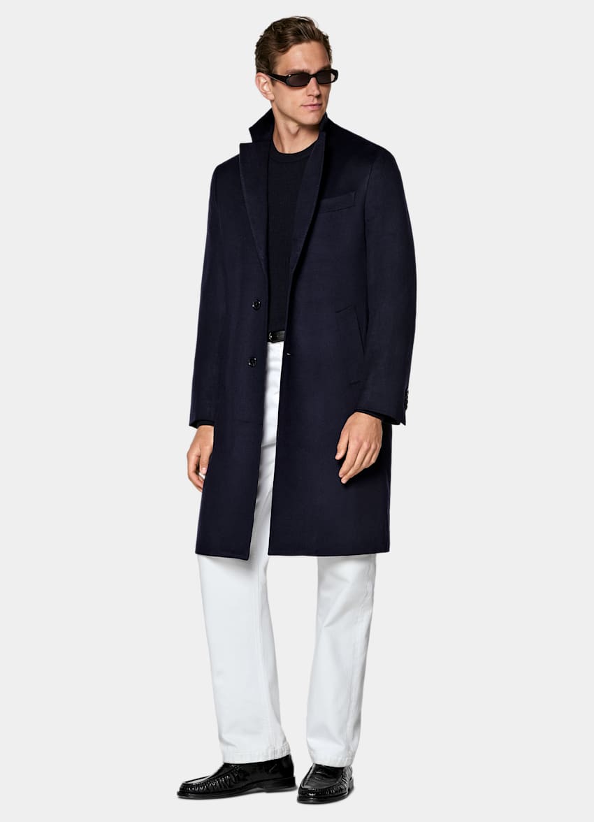 SUITSUPPLY Pure Cashmere - Colombo, Italie Navy Overcoat