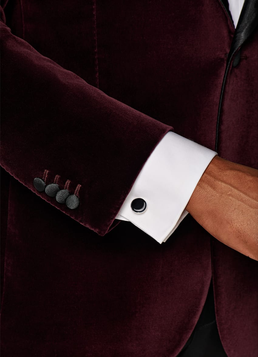 SUITSUPPLY Metal Silver Round Cufflinks