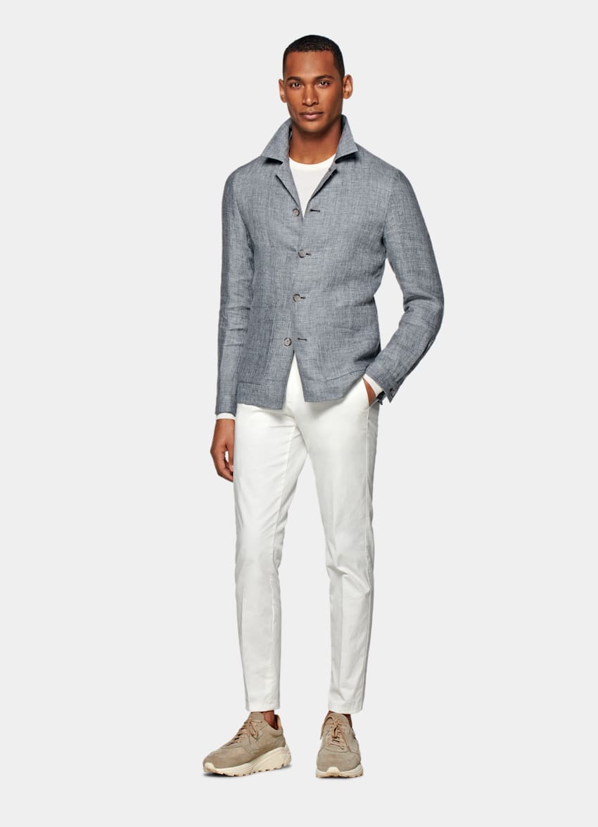 camicia grigio chiaro