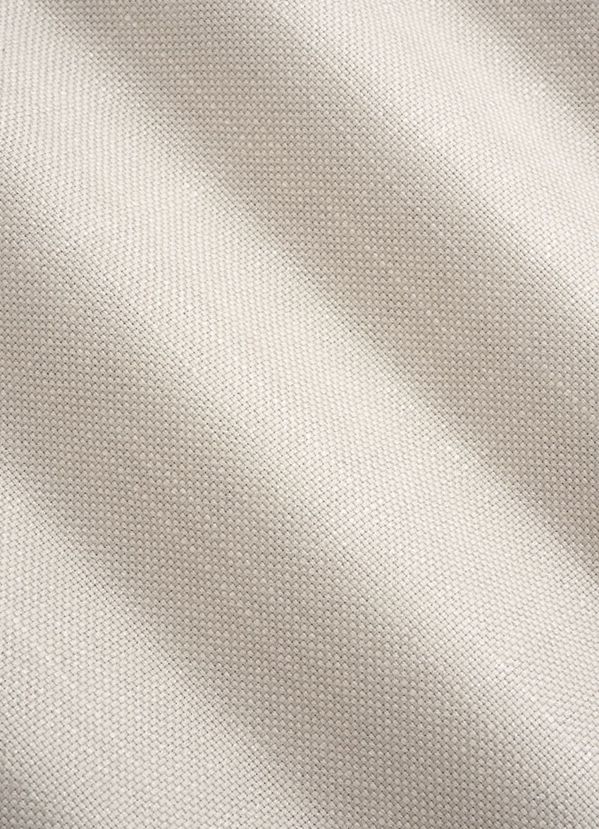 SUITSUPPLY Seda y algodón de E.Thomas, Italia Blazer Havana gris topo claro corte Tailored