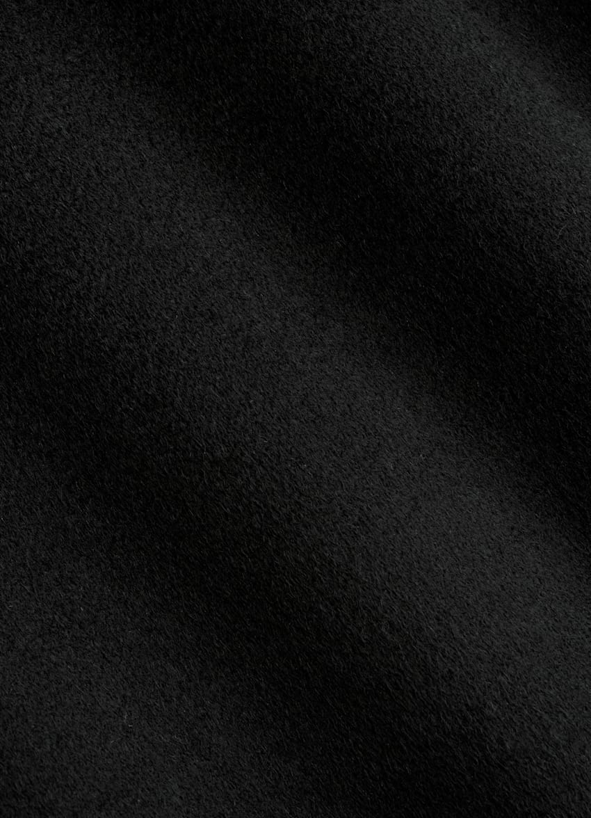 SUITSUPPLY Inverno Puro cashmere - Colombo, Italia Overshirt nera relaxed fit