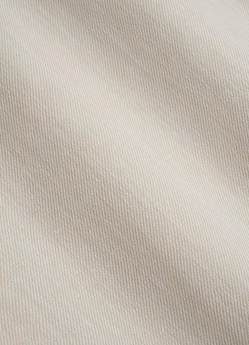 SUITSUPPLY Linen Cotton by Di Sondrio, Italy Sand Havana Blazer