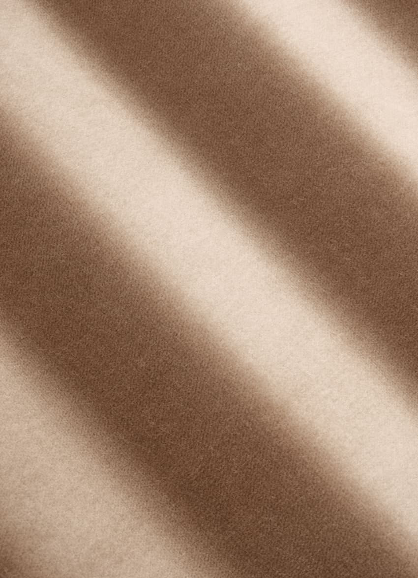 SUITSUPPLY Hiver Velours de coton stretch par Pontoglio, Italie Veste de smoking Havana coupe Tailored marron moyen