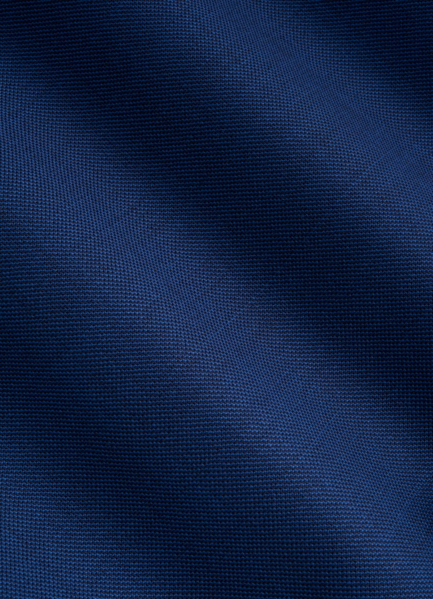 SUITSUPPLY 四季 意大利 Vitale Barberis Canonico 生产的S110 支羊毛面料 Havana 中蓝色合体身型西装上衣