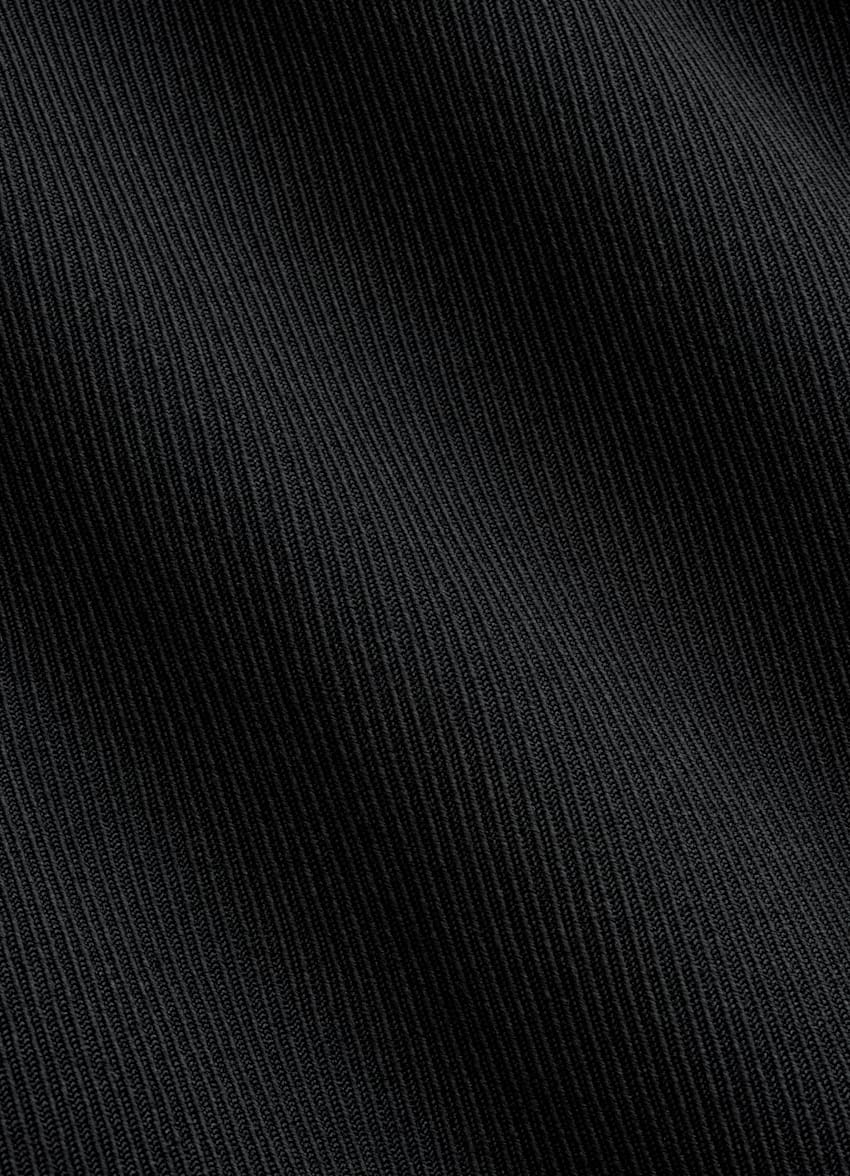 SUITSUPPLY All Season Lana de 4 cabos sin arrugas de Rogna, Italia Blazer de traje Milano negro corte Tailored