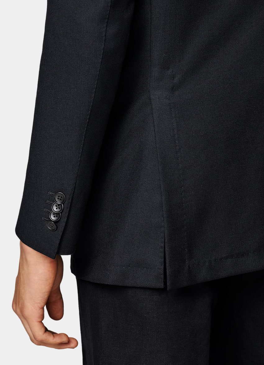 SUITSUPPLY All Season Pure S130's Wool by E.Thomas, Italy Navy Relaxed Fit Roma Blazer