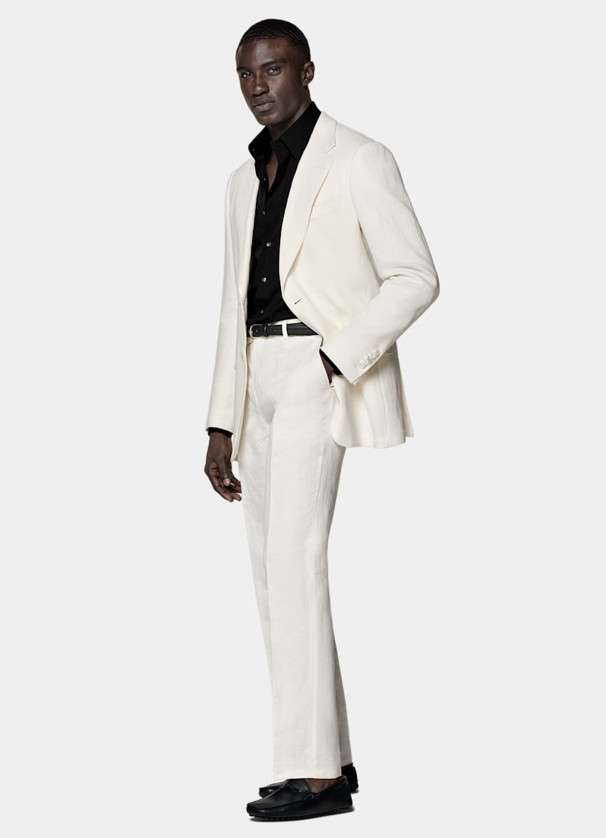 SUITSUPPLY Pure Linen by Beste, Italy Off-White Milano Blazer