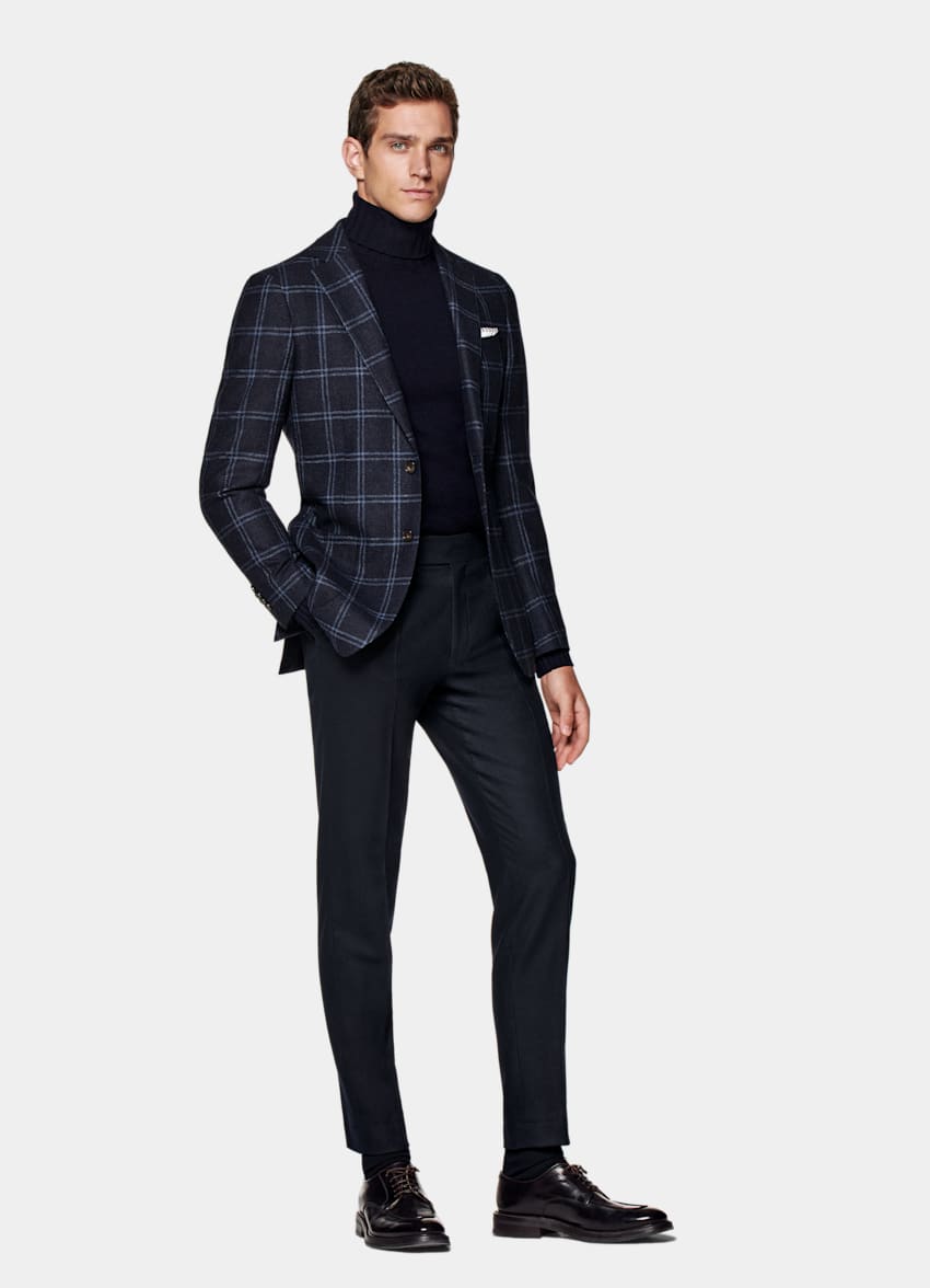 Checked on sale blazer jacket