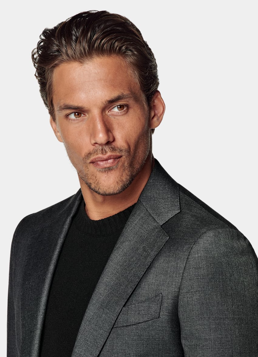 Dark grey mens jacket hotsell