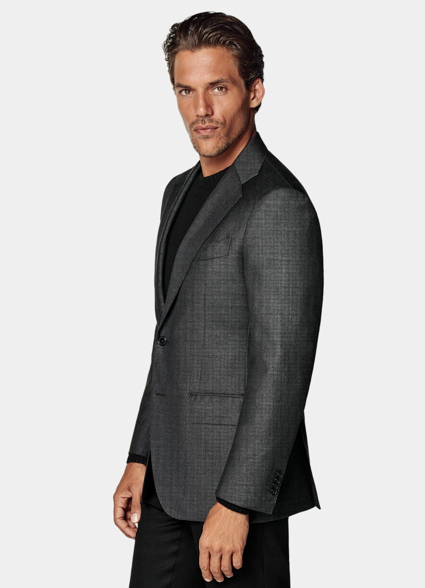 Grey tailored jacket online