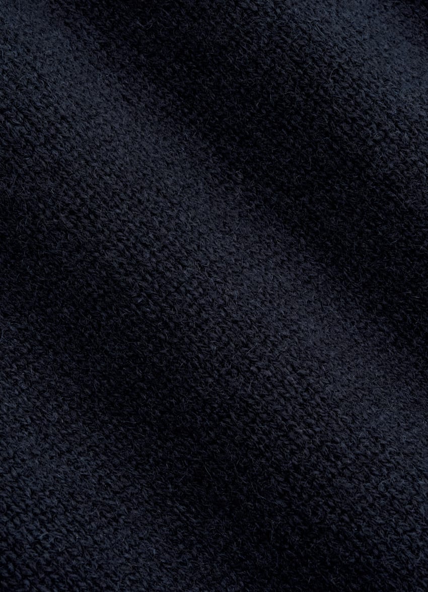SUITSUPPLY Pure Cashmere Navy Crewneck