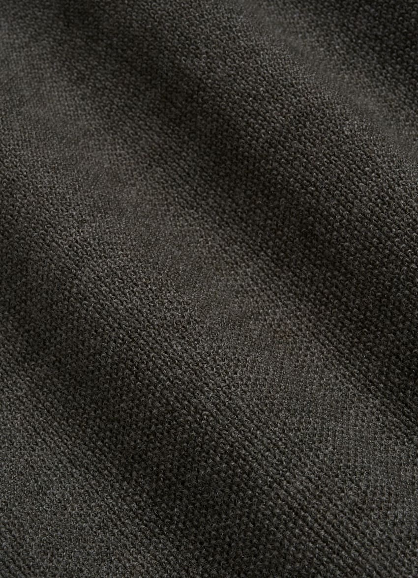 Dark Green Polo Shirt | Pure Merino Wool | Suitsupply Online Store