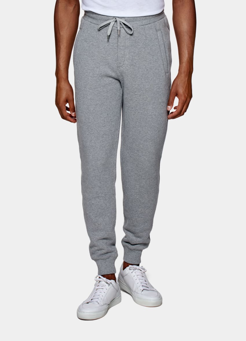 SUITSUPPLY Cotton Cashmere Grey Casual Set