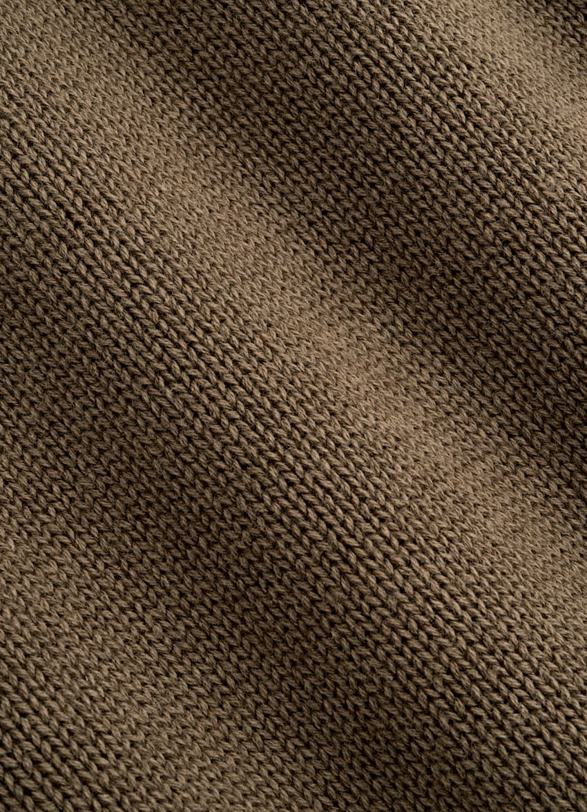 SUITSUPPLY Pure Cotton Dark Green Crewneck