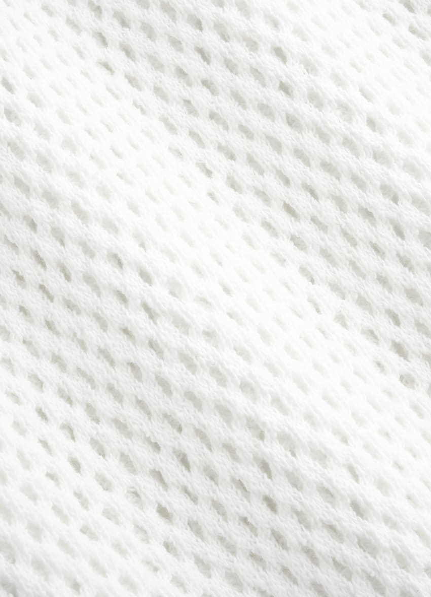 SUITSUPPLY Pur coton D&eacute;bardeur en crochet blanc cass&eacute;
