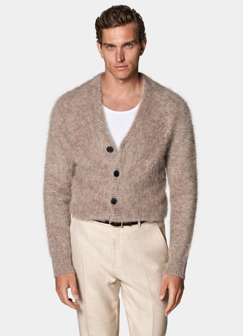 Mid sleeve cardigan outlet