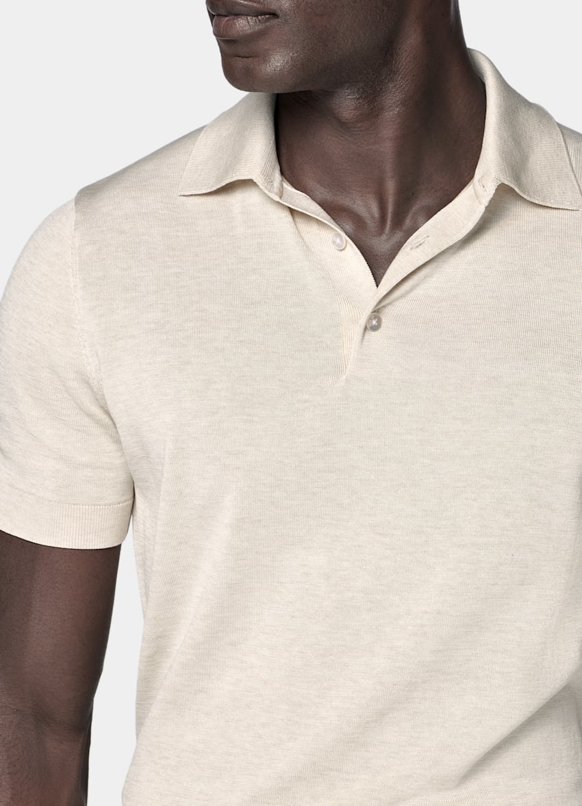 soyy. Almond polo サンドベージュ Almond Polo (3color) – soyy.online