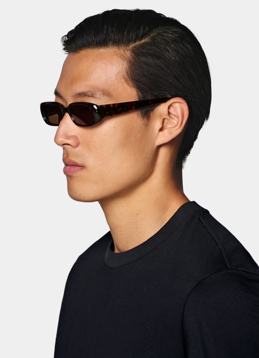 SUITSUPPLY Pure Cotton Navy Crewneck T-Shirt
