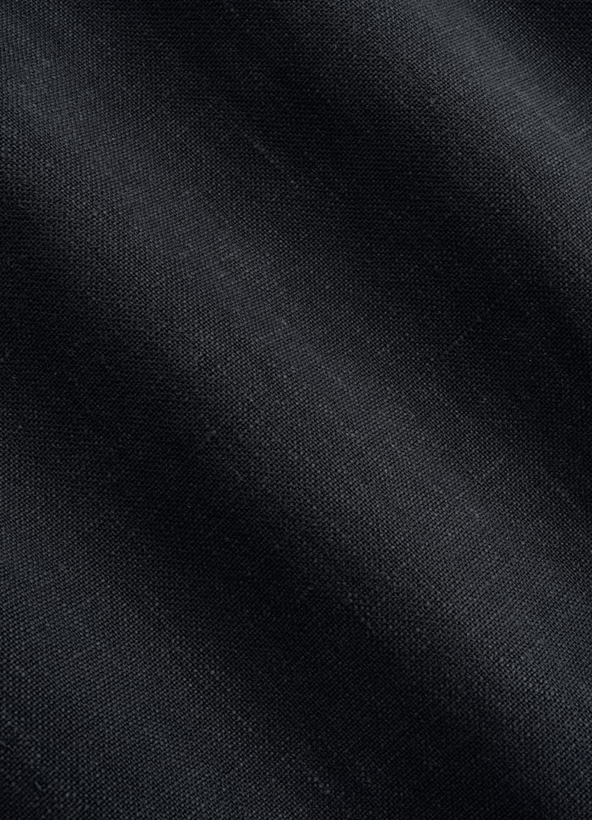 SUITSUPPLY Summer Pure Linen by Libeco, Belgium Navy Relaxed Fit Roma Suit