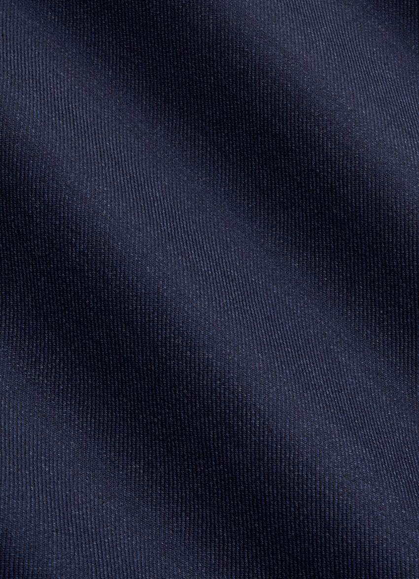 SUITSUPPLY All Season Pure S110's Wool by Vitale Barberis Canonico, Italy Mid Blue Three-Piece Tailored Fit Havana Suit