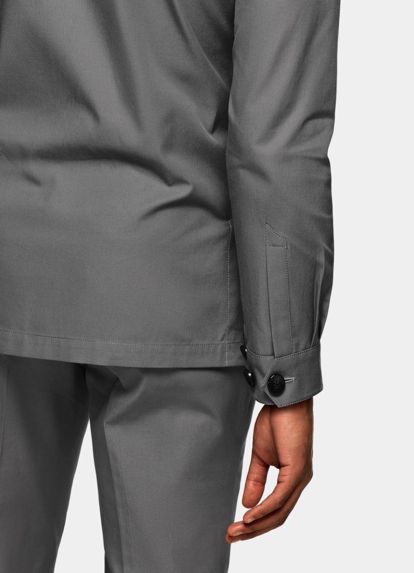 SUITSUPPLY Pure Cotton by E.Thomas, Italy Mid Grey Casual Suit