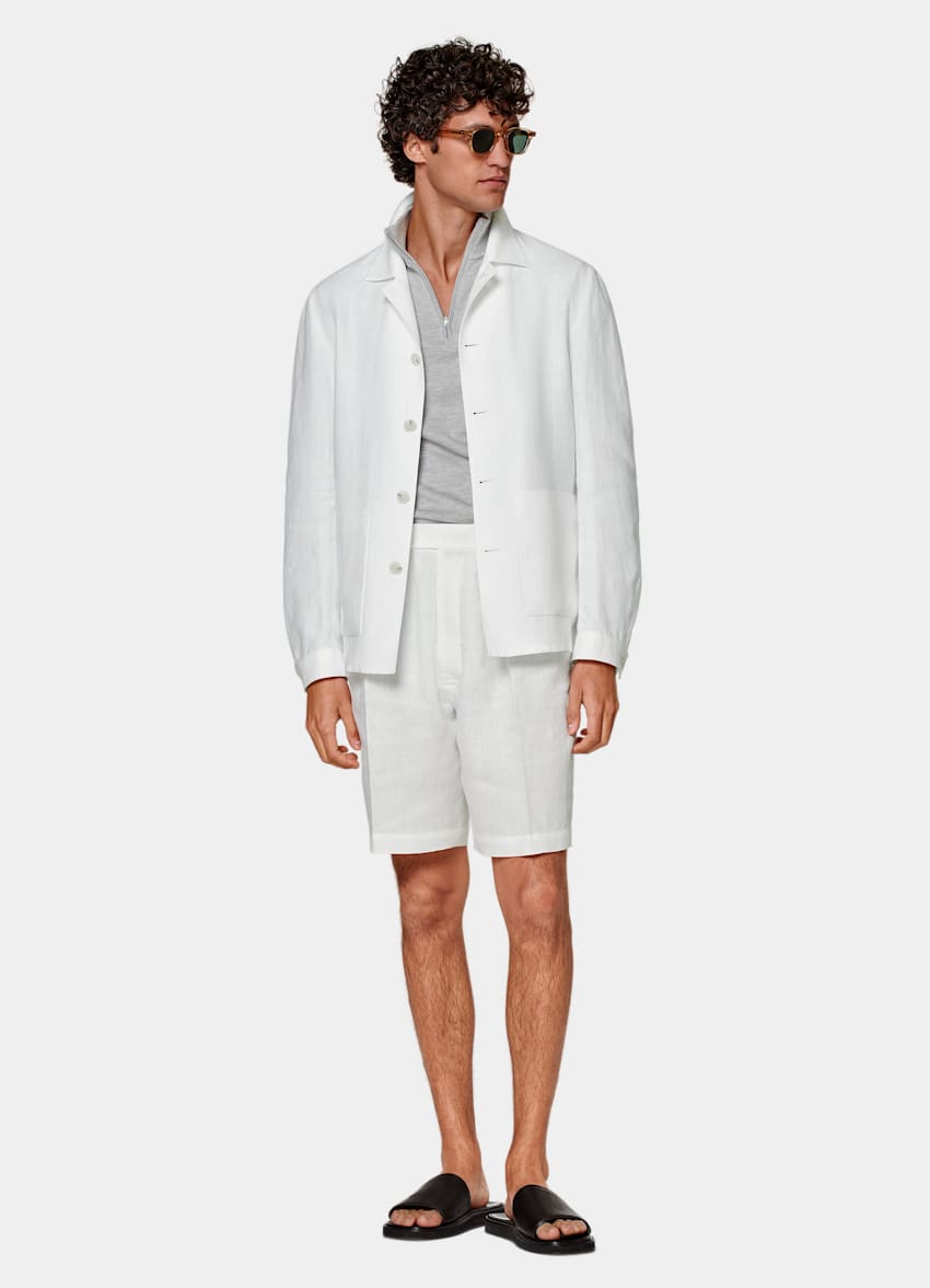 SUITSUPPLY Summer Pure Linen by Baird McNutt, United Kingdom White Casual Set