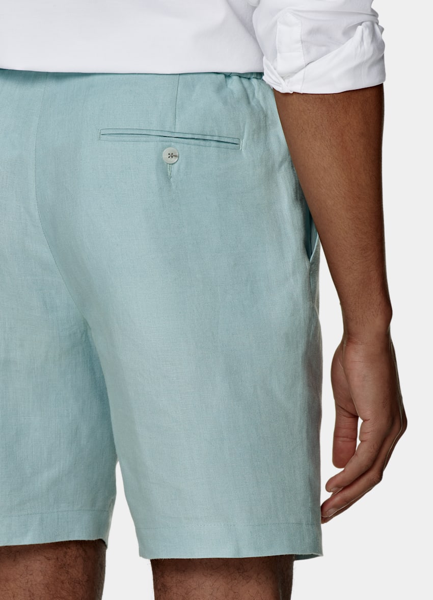 SUITSUPPLY Puro lino - Baird McNutt, Regno Unito Completo casual blu menta