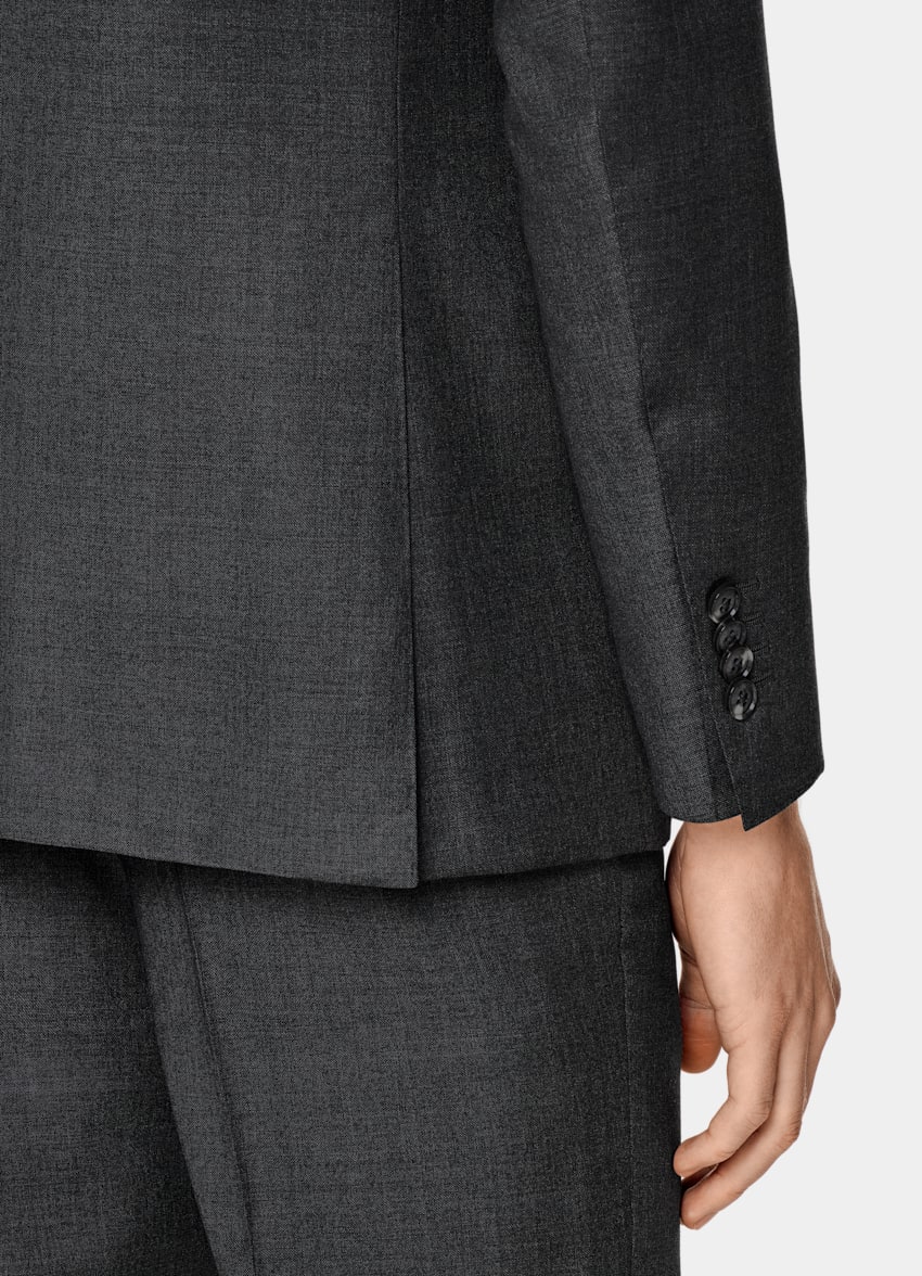 Dark Grey Lazio Suit in Pure S110's Wool | SUITSUPPLY United Kingdom
